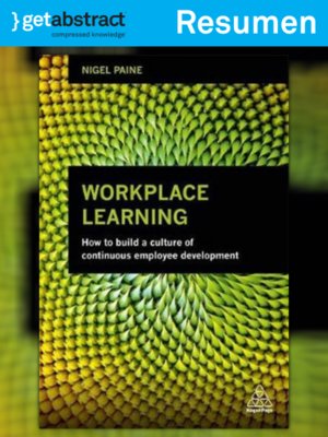 cover image of El aprendizaje en el lugar de trabajo (resumen)